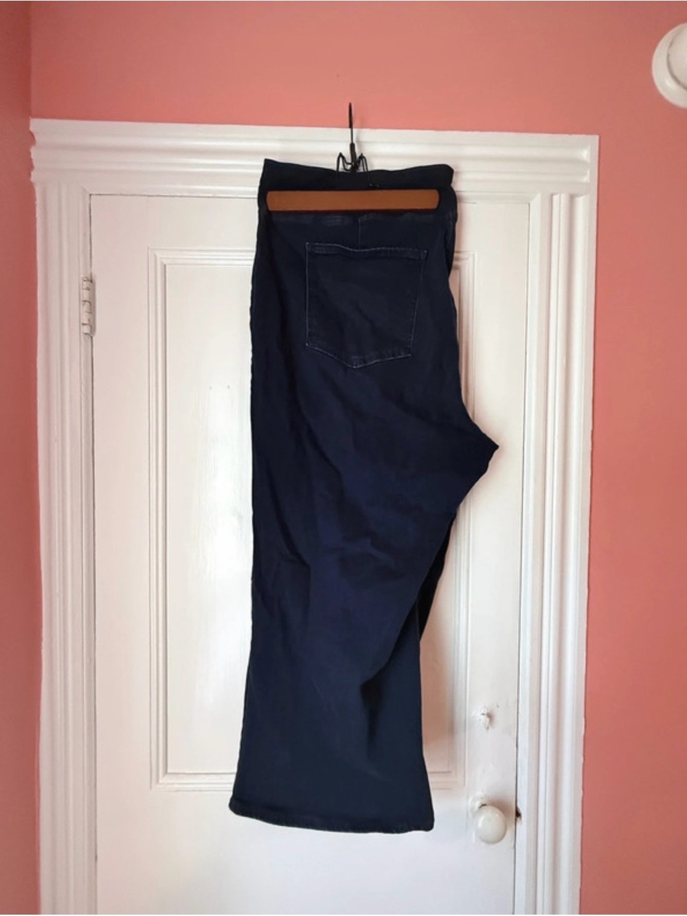 Old Navy High Rise Weekender Plus Size 28 Dark Wash Pull On wide lag
